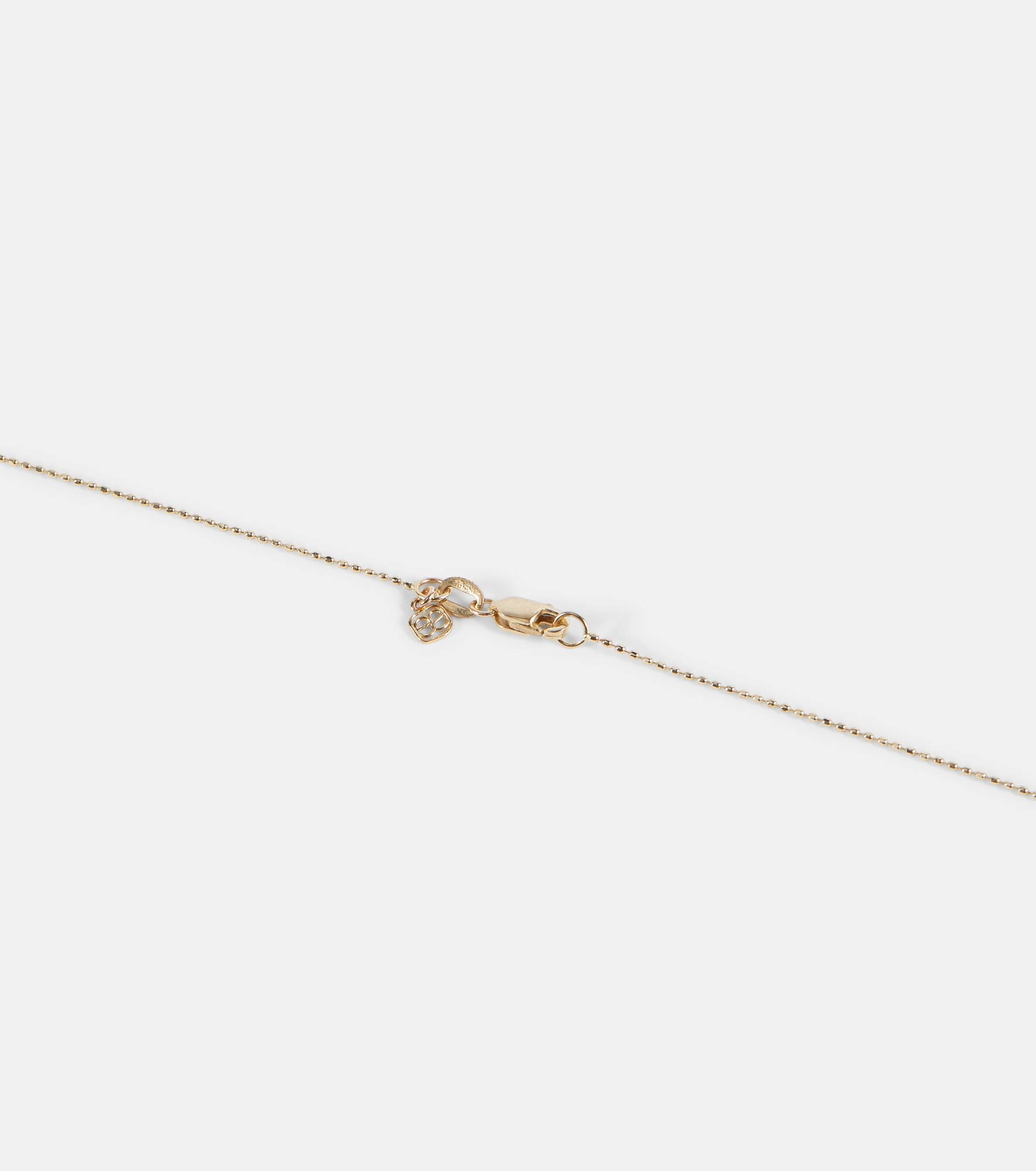 Evil Eye 14kt gold necklace with diamonds - 4