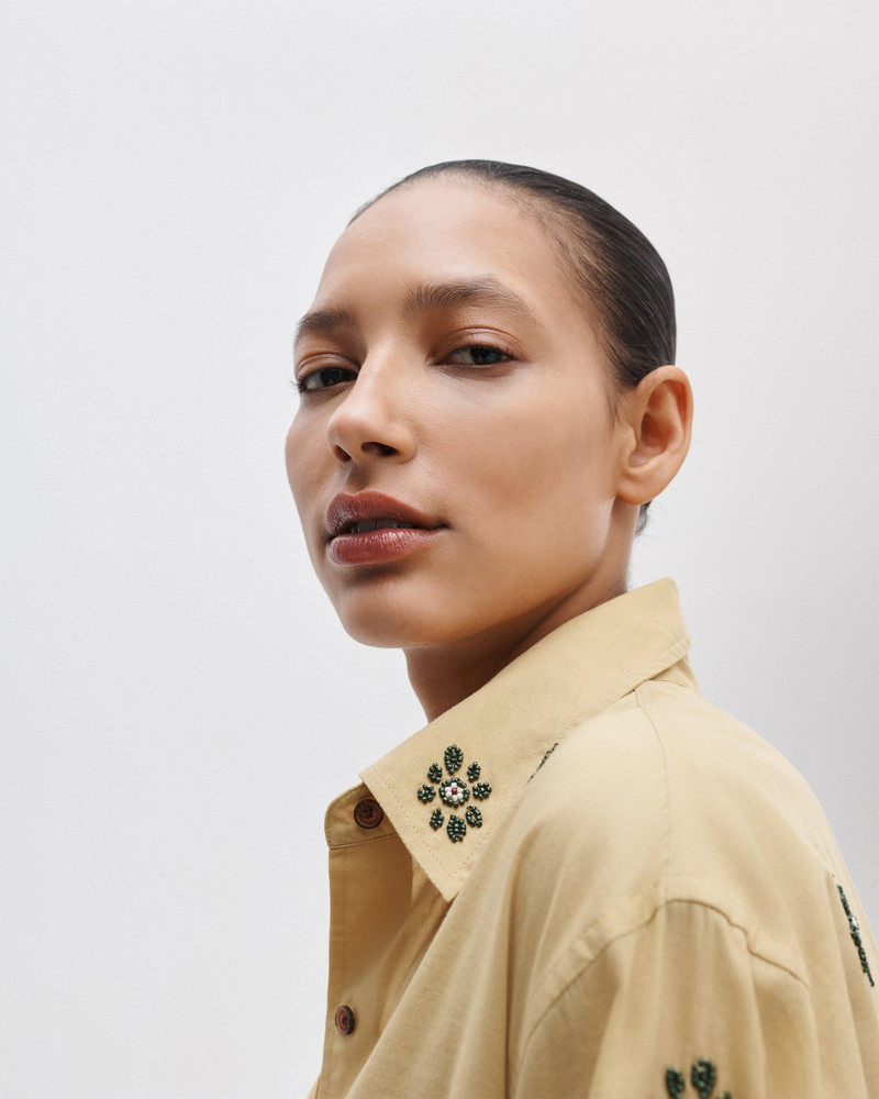 Connie Embroidered Cotton Shirt 4