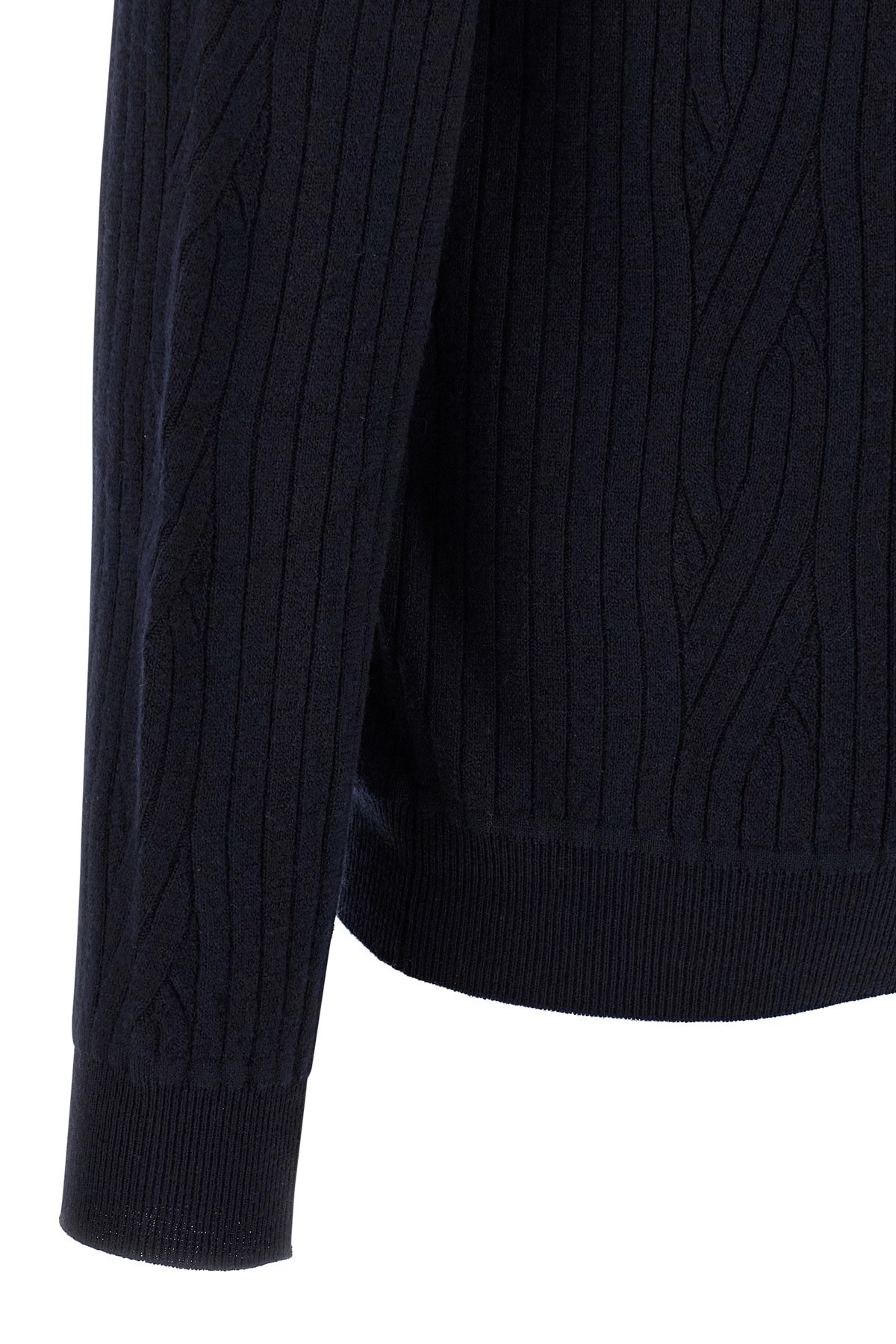 Ribbed and braid sweater - 5
