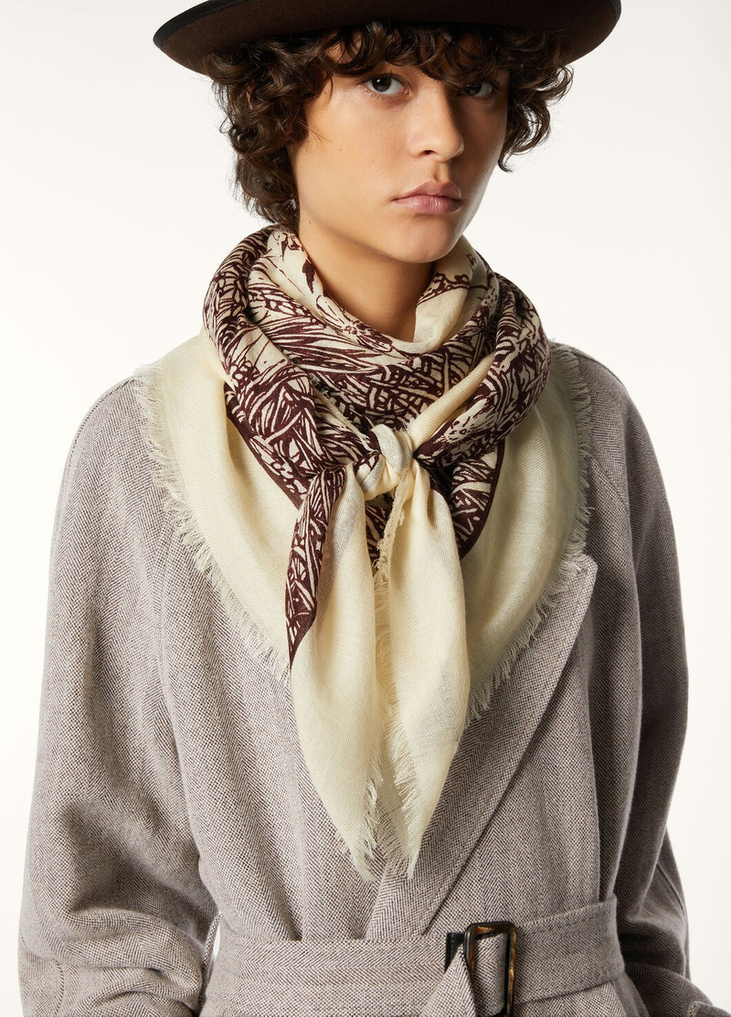 Loro Piana Loro Piana Campo di Lino Fiorito Shawl outlook