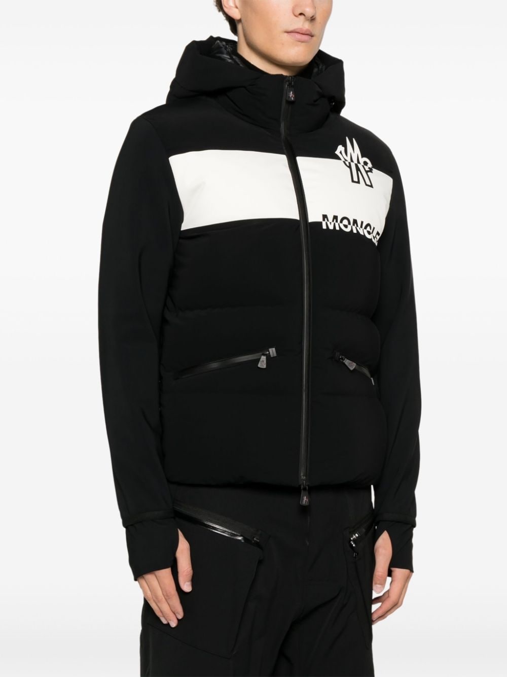 raised-logo jacket - 3