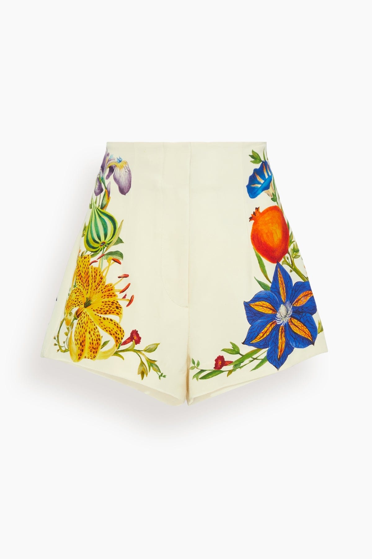 Flores High Waisted Short in Multi - 1