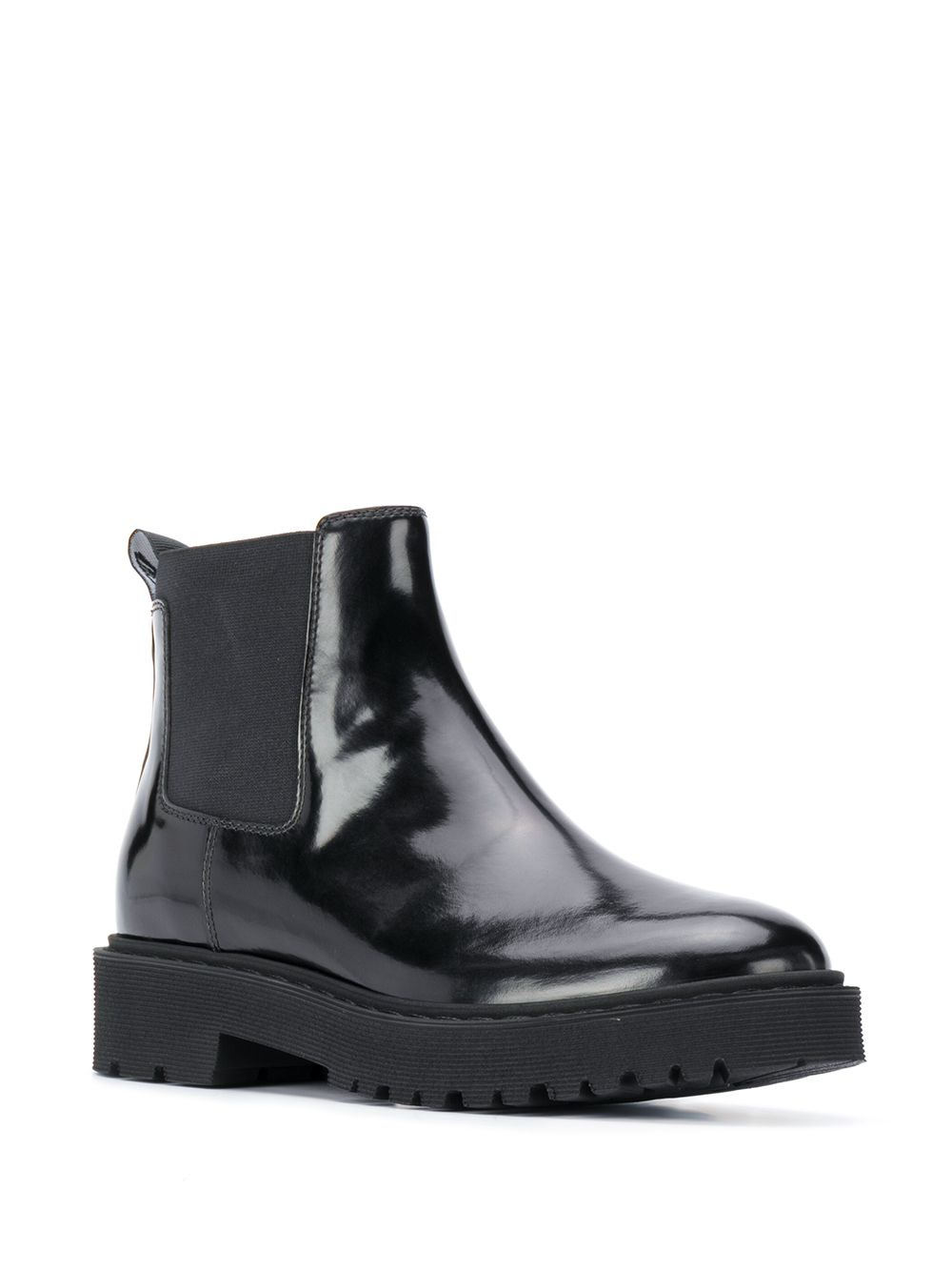 patent leather chelsea boots - 2
