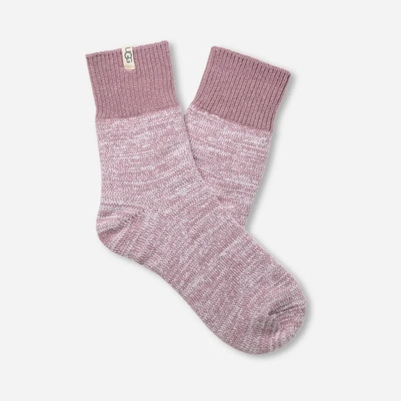 ® Women's Rib Knit Slouchy Quarter Knit/Recycled Materials in Shadow - 1