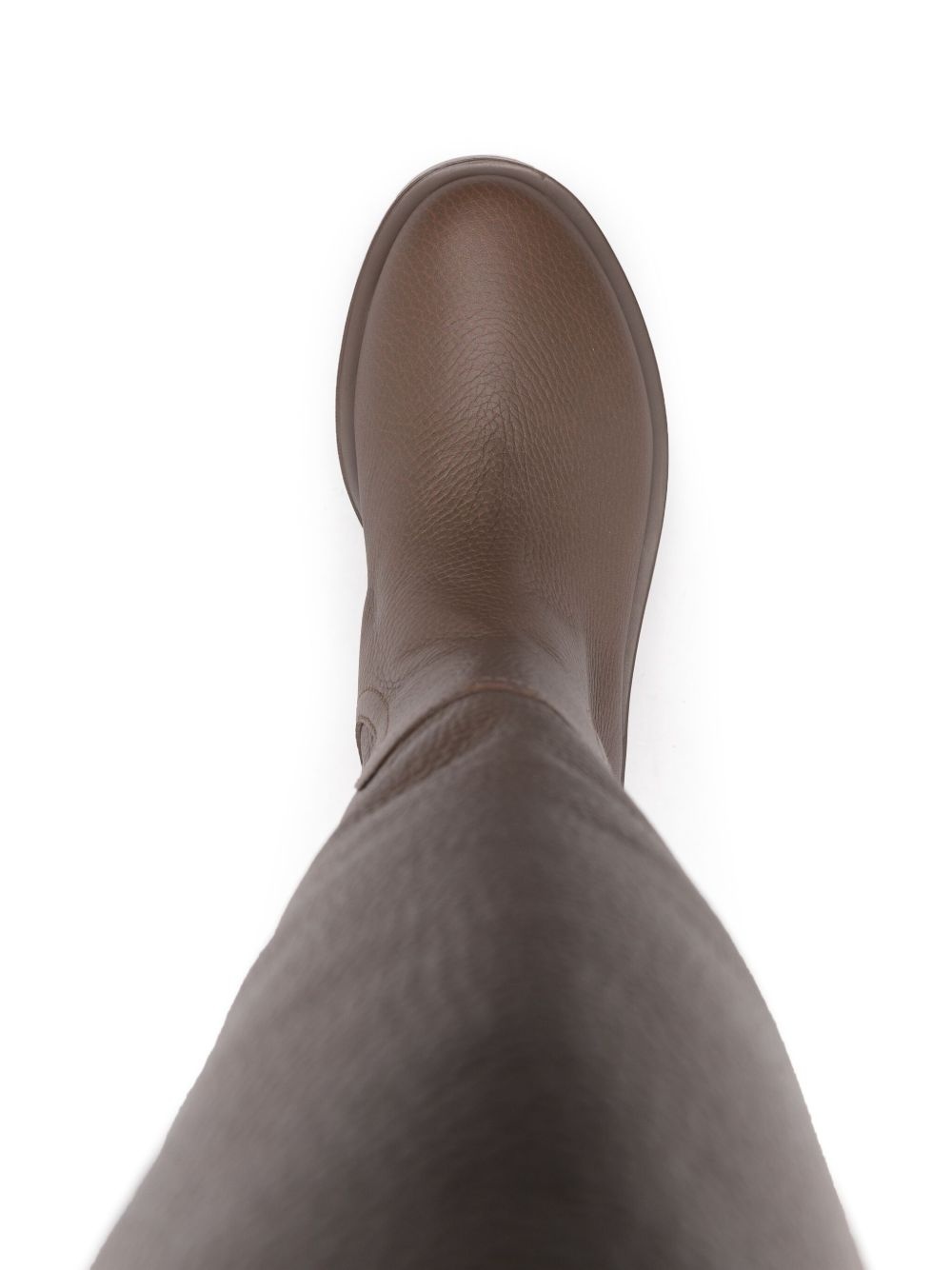 knee-high leather boots - 4