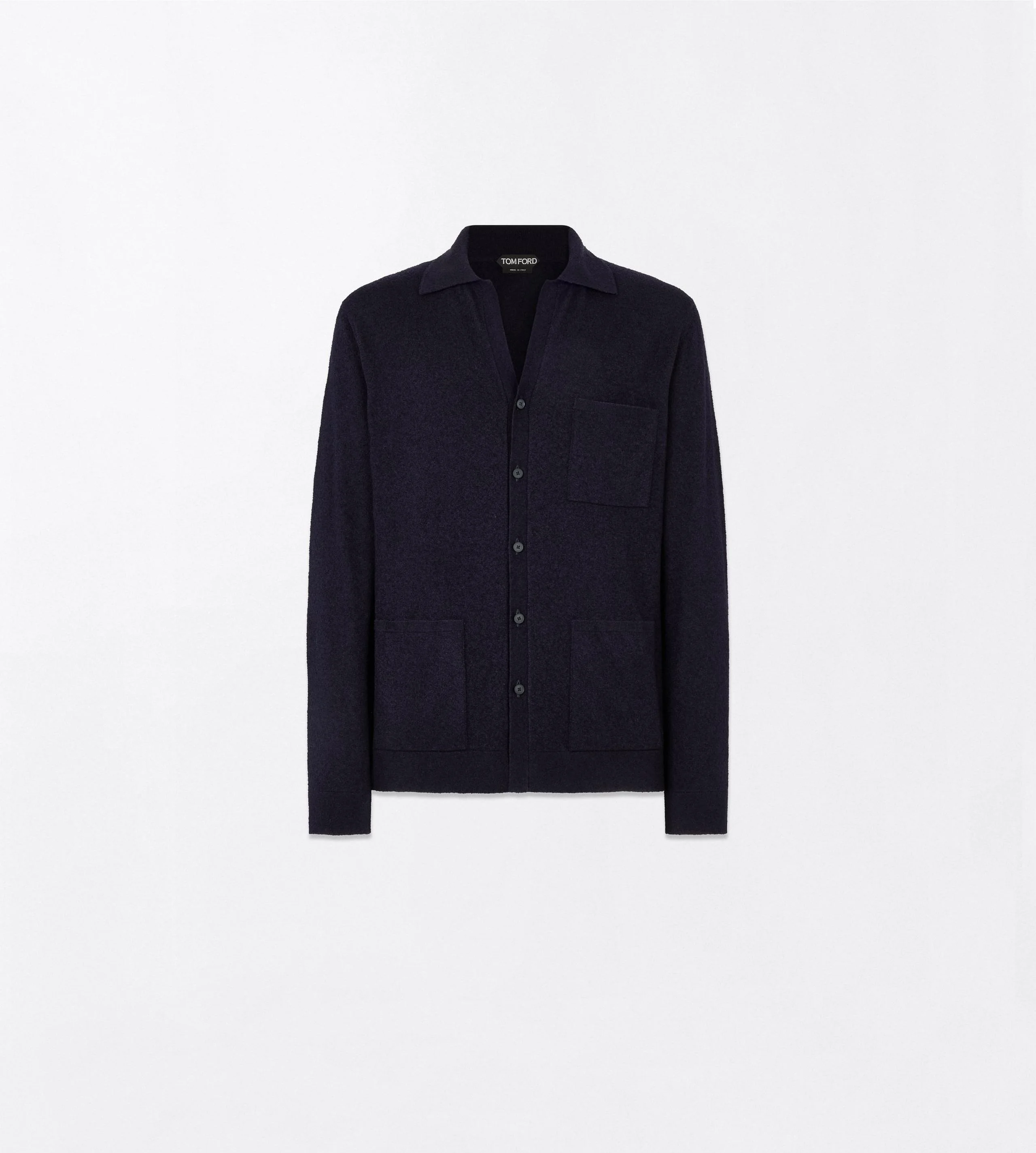CASHMERE SILK BOUCLÉ SHIRT - 1