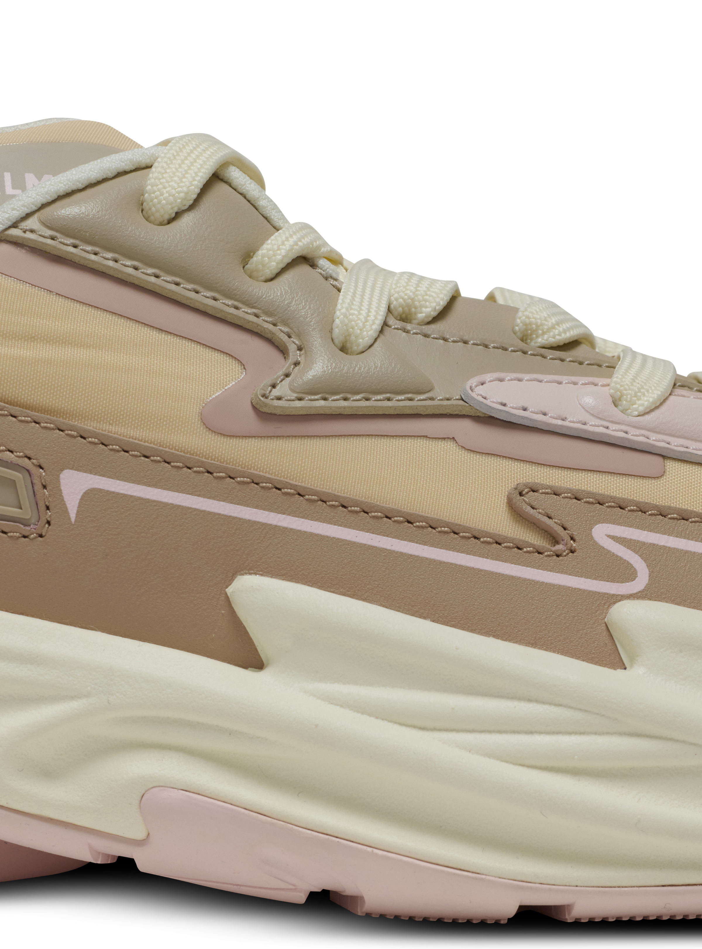 Run-Row leather and nylon trainers - 7