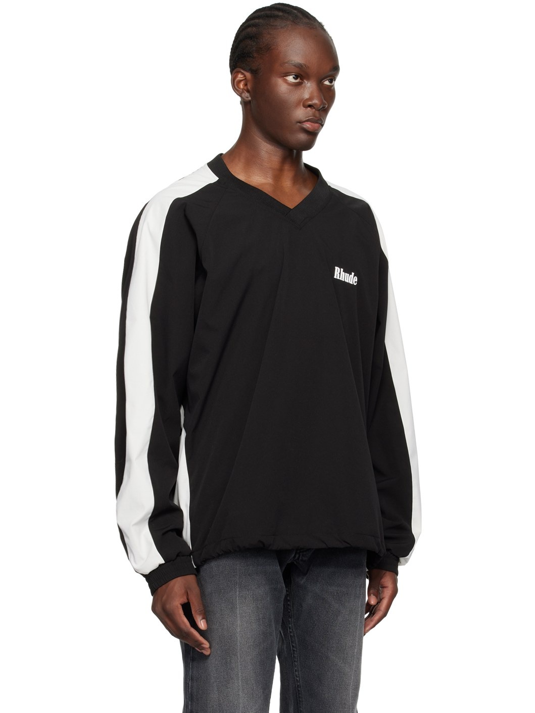 Black & White Raven Sweatshirt - 2