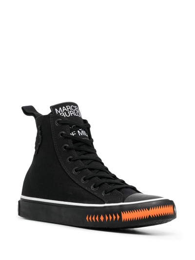 Marcelo Burlon County Of Milan tape high-top sneakers outlook