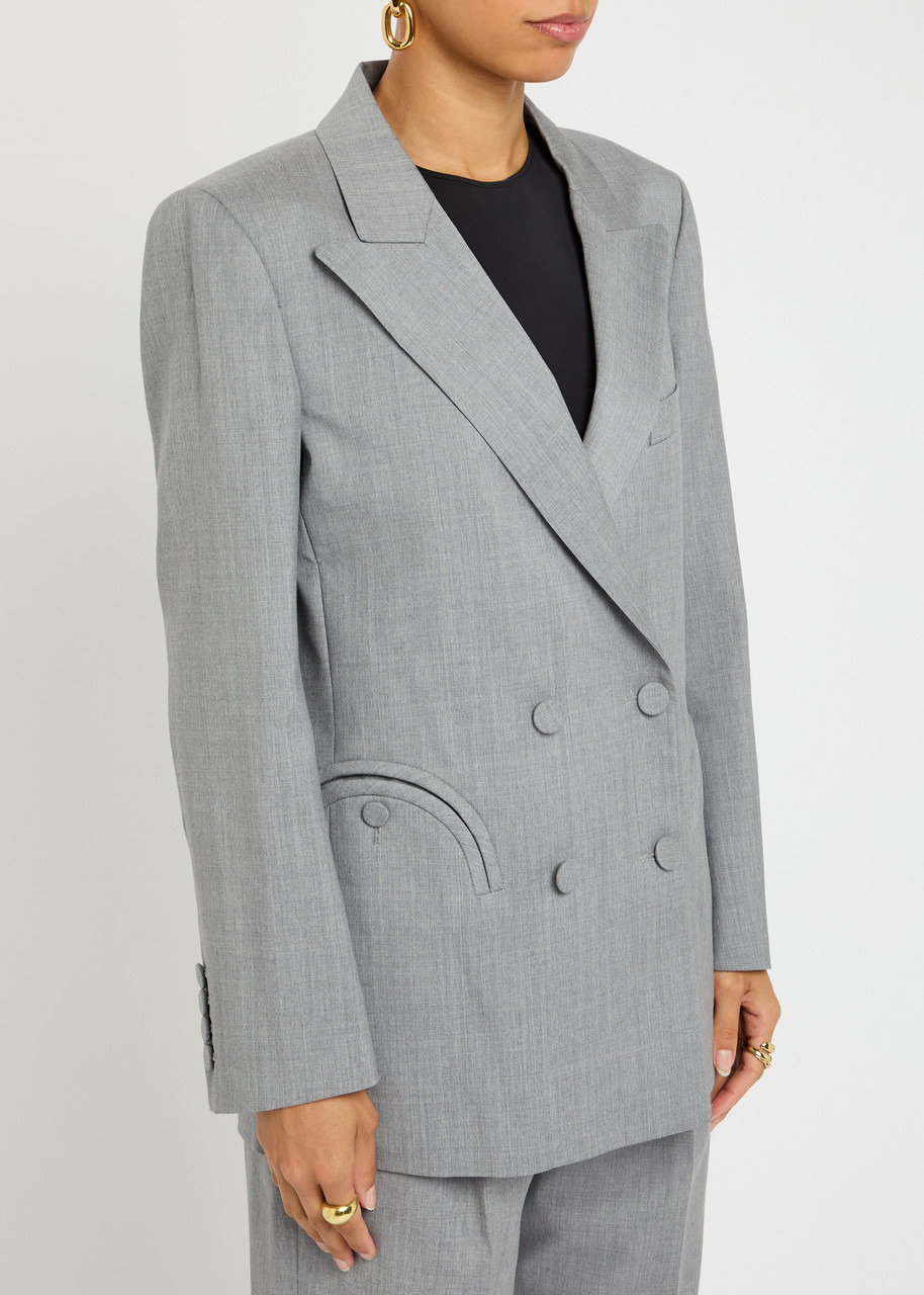 Blaze Milano Everynight Double-breasted Wool Blazer - 2
