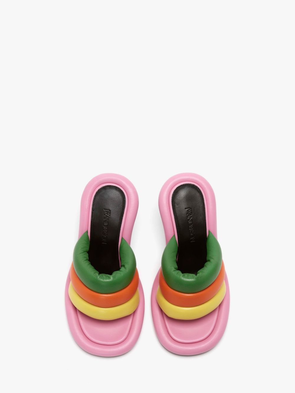 BUMPER-TUBE LEATHER SANDALS - 4