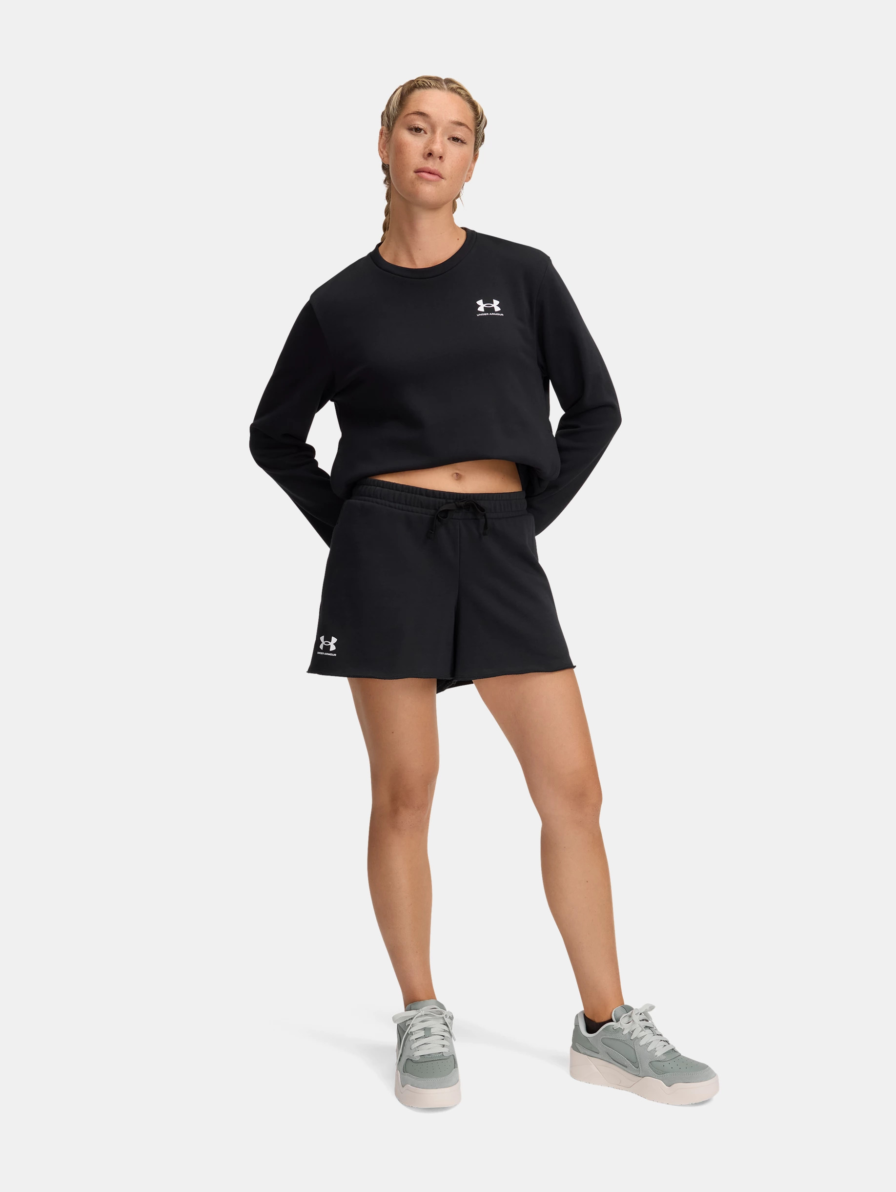 Women's UA Rival Terry Shorts - 3