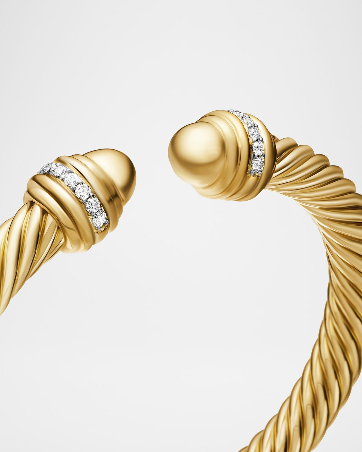 7mm Cable Bracelet in 18K Gold - 6