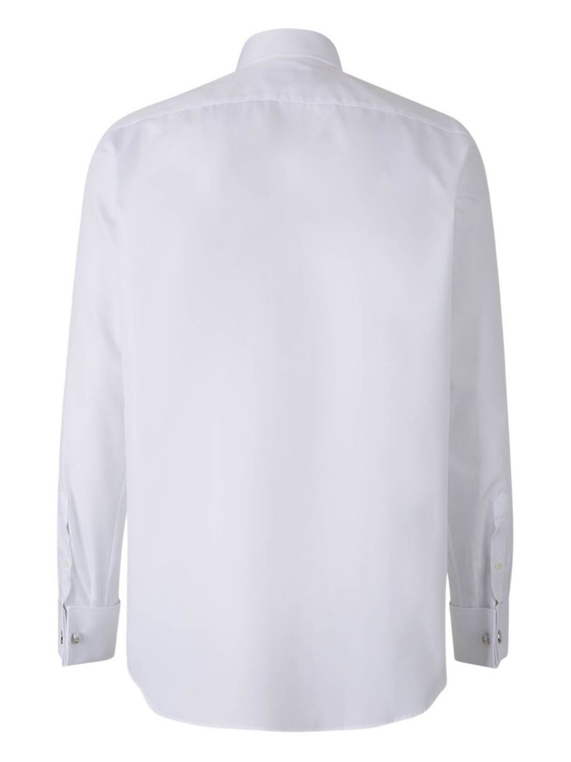Canali collared cotton shirt outlook