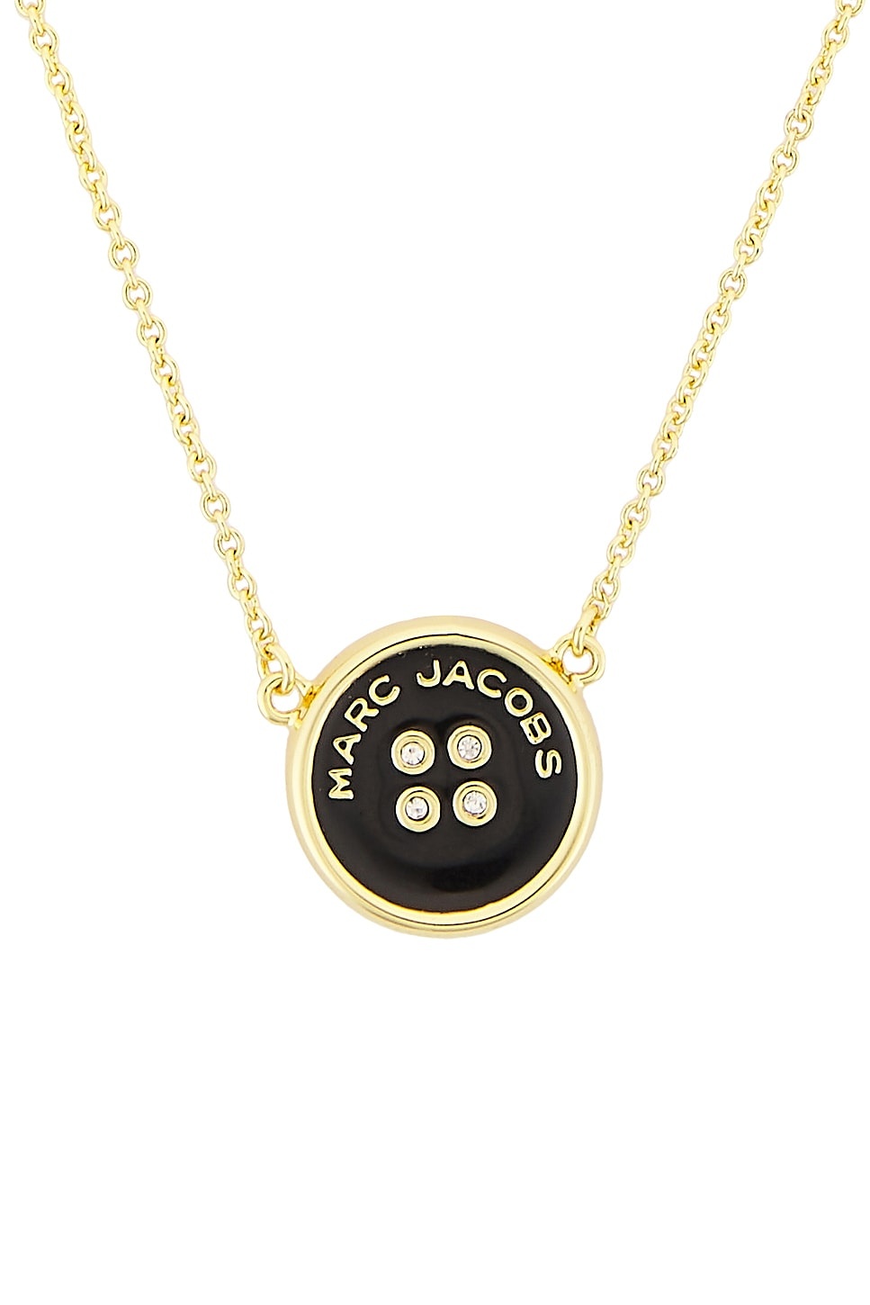 Marc Jacobs Button Pendant Necklace | revolve | REVERSIBLE