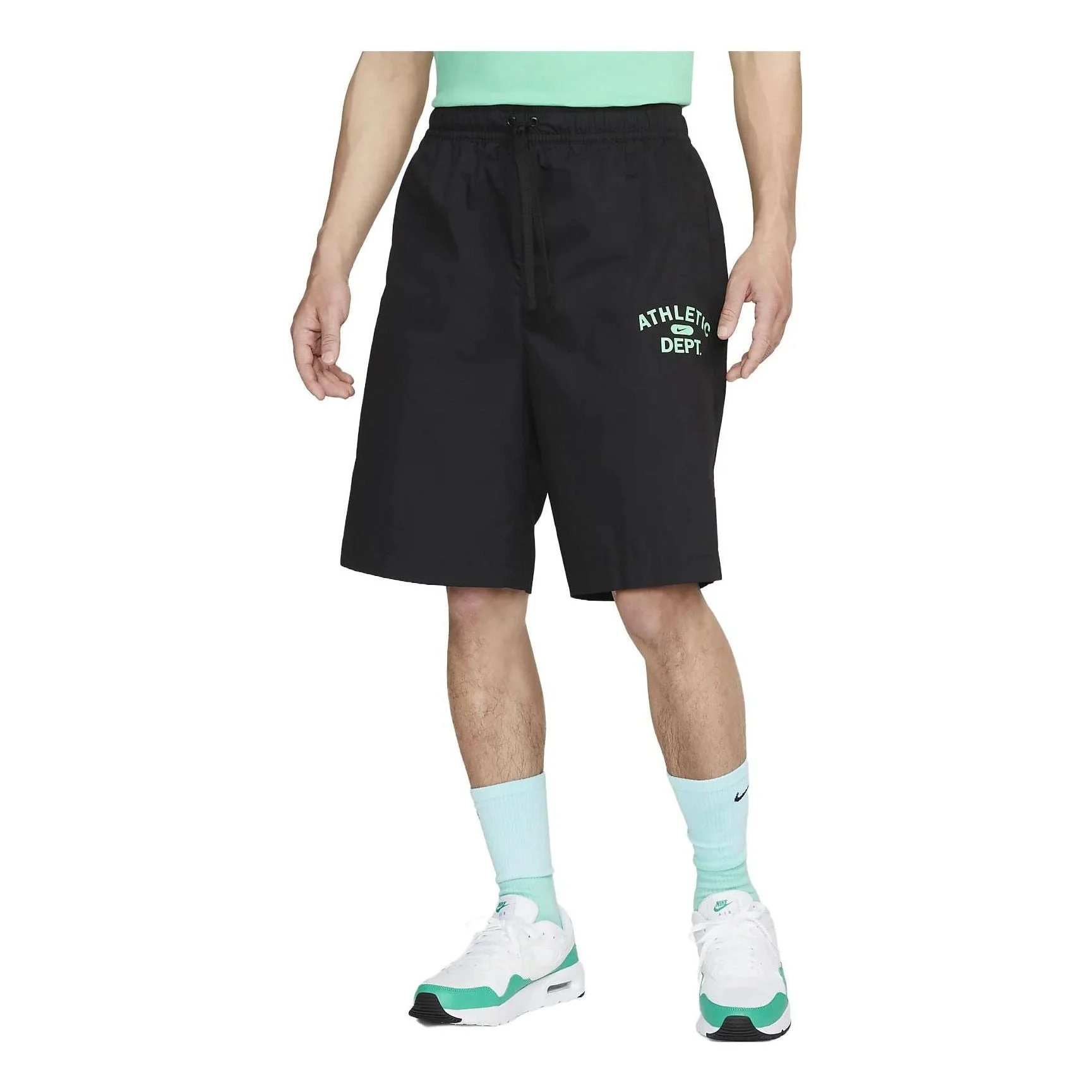 Nike Sportswear에 의하여 길쌈되는 대형 반바지 '검정' FJ5247-010 - 1