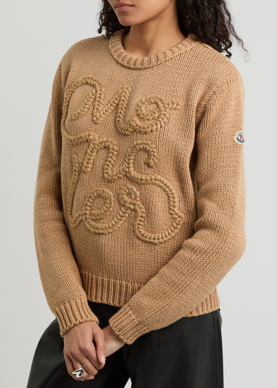 Moncler Logo-embroidered Cotton Jumper - 5