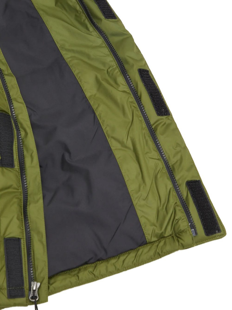 hooded two-tone jacket 5