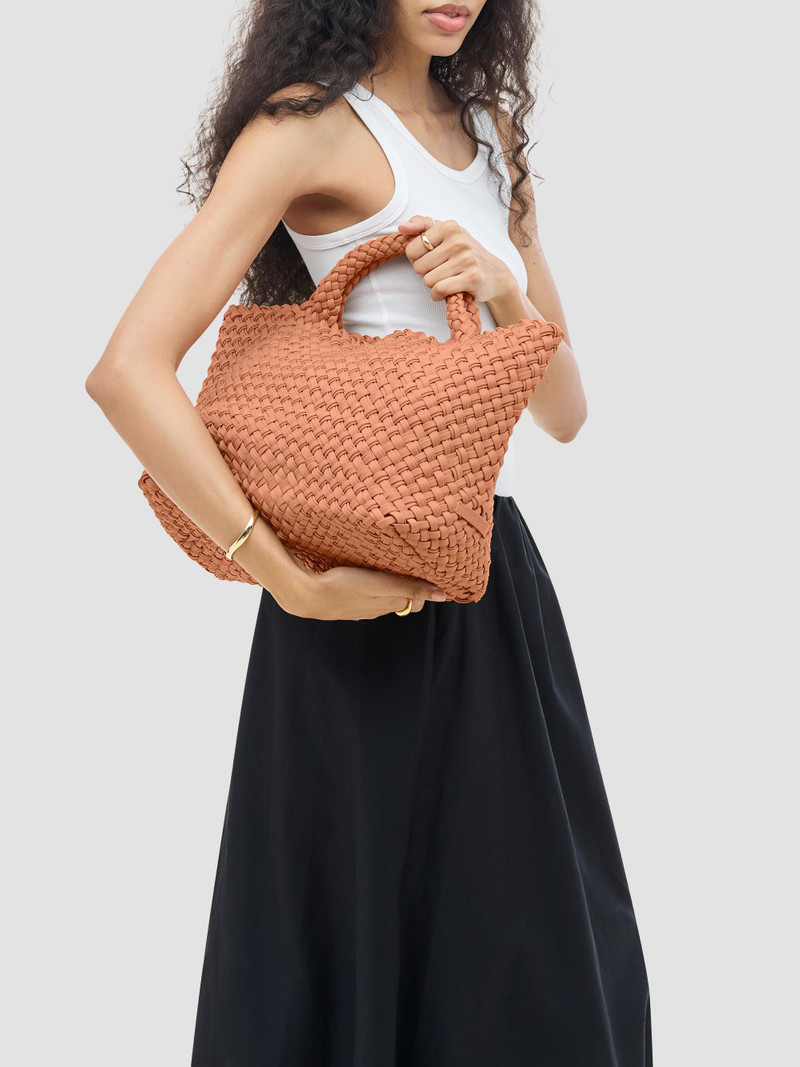 Women's St. Barths Medium Double Weave Tote Bag - Etna 3
