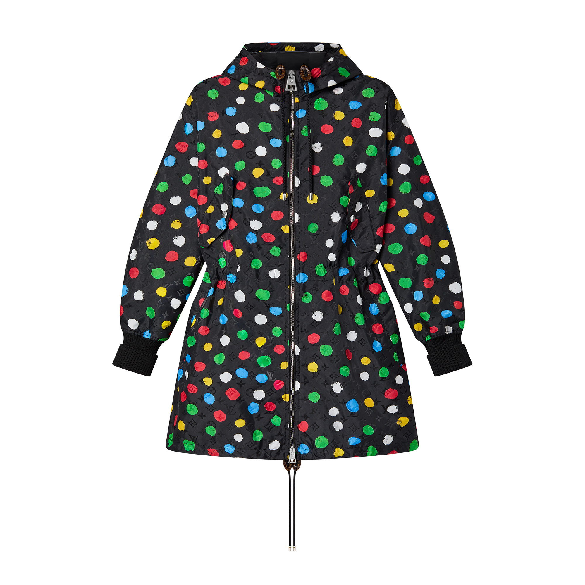 LV x YK Painted Dots Long Parka - 1