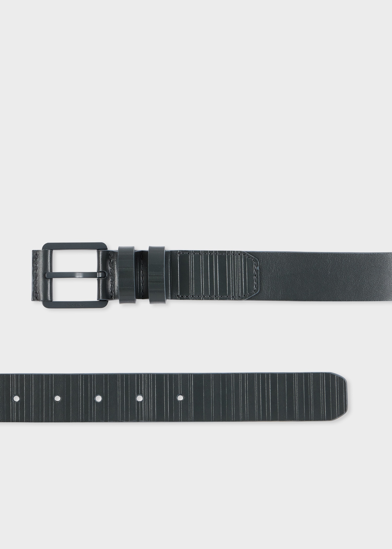 Charcoal 'Shadow Stripe' Belt - 1