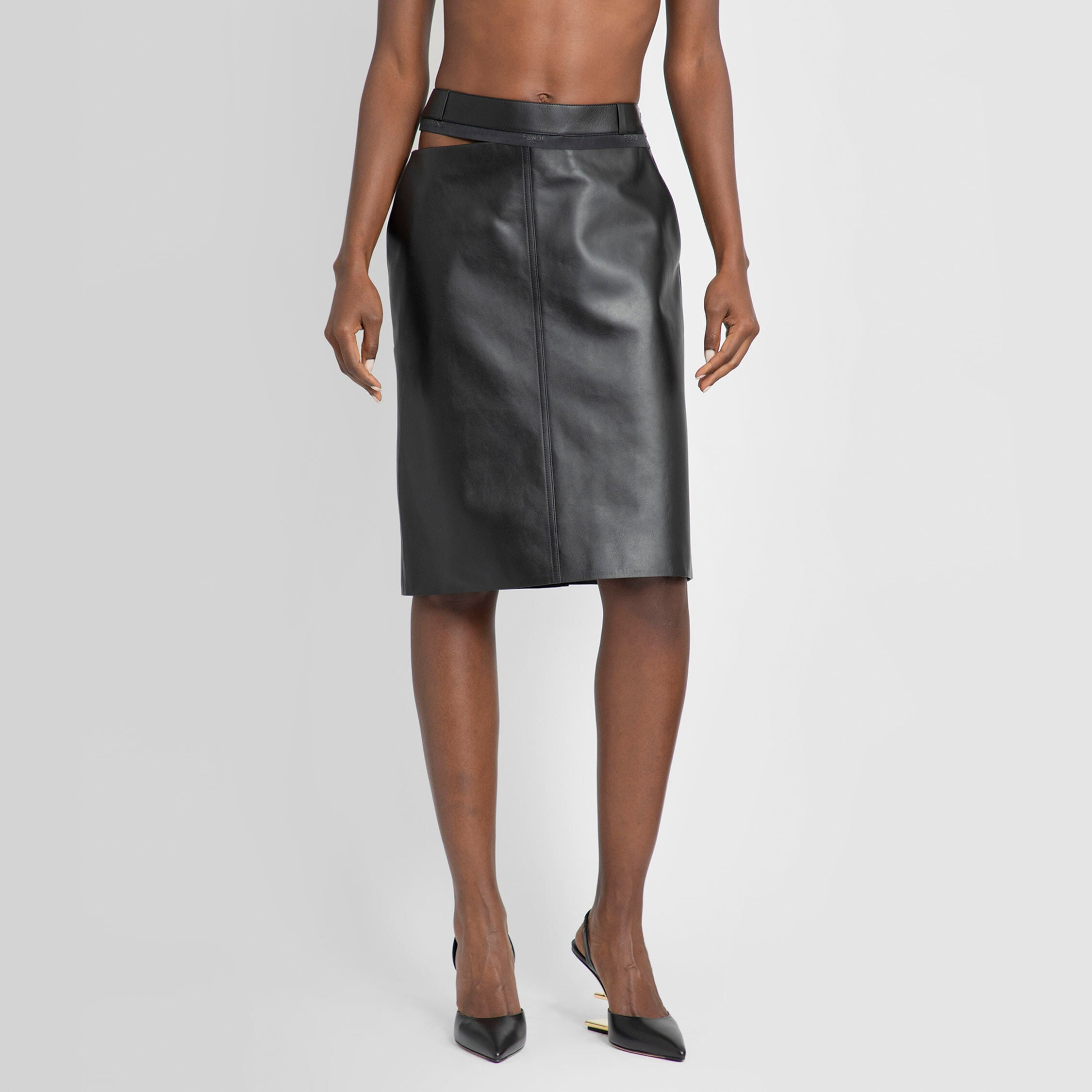 FENDI WOMAN BLACK SKIRTS - 6