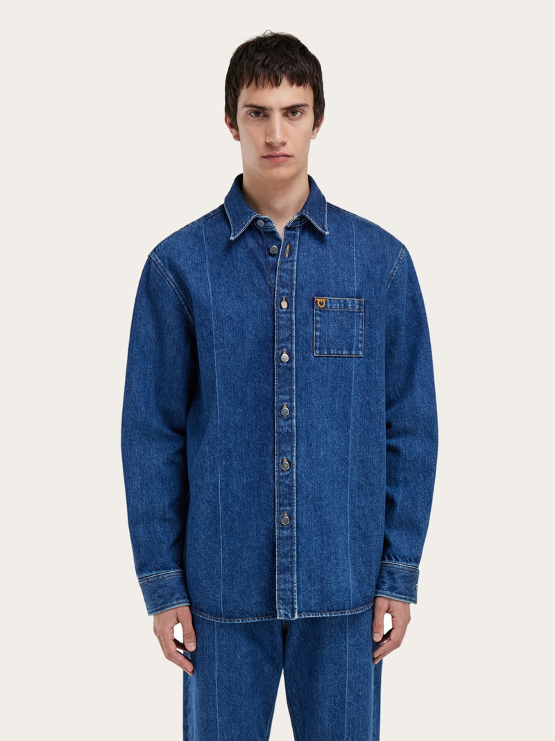 FERRAGAMO Denim shirt outlook