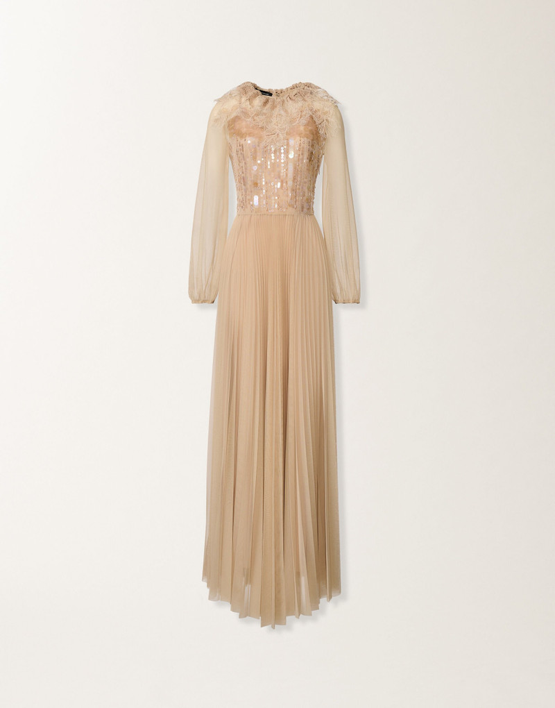 Pleated tulle dress 1