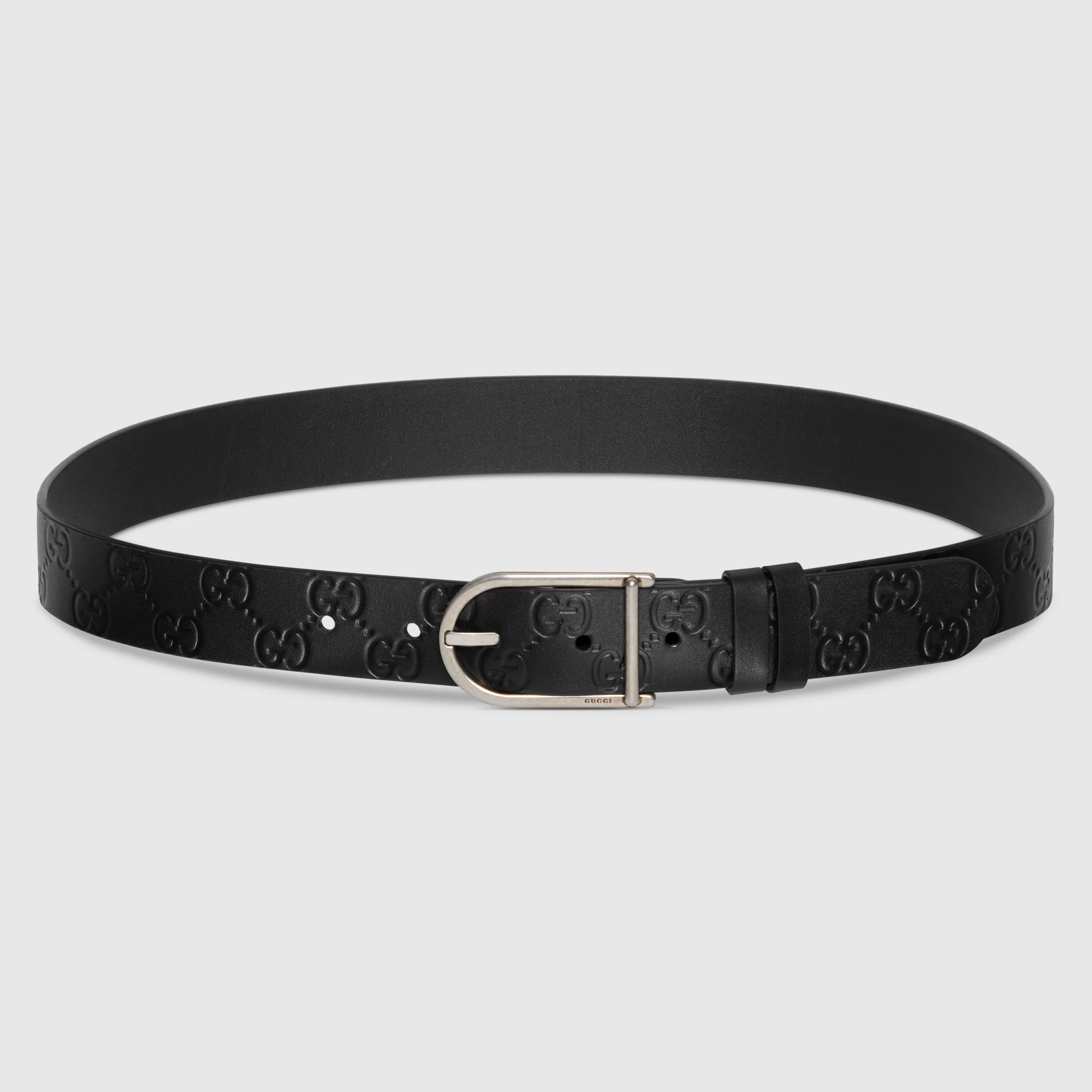 Reversible belt with rounded buckle - 1