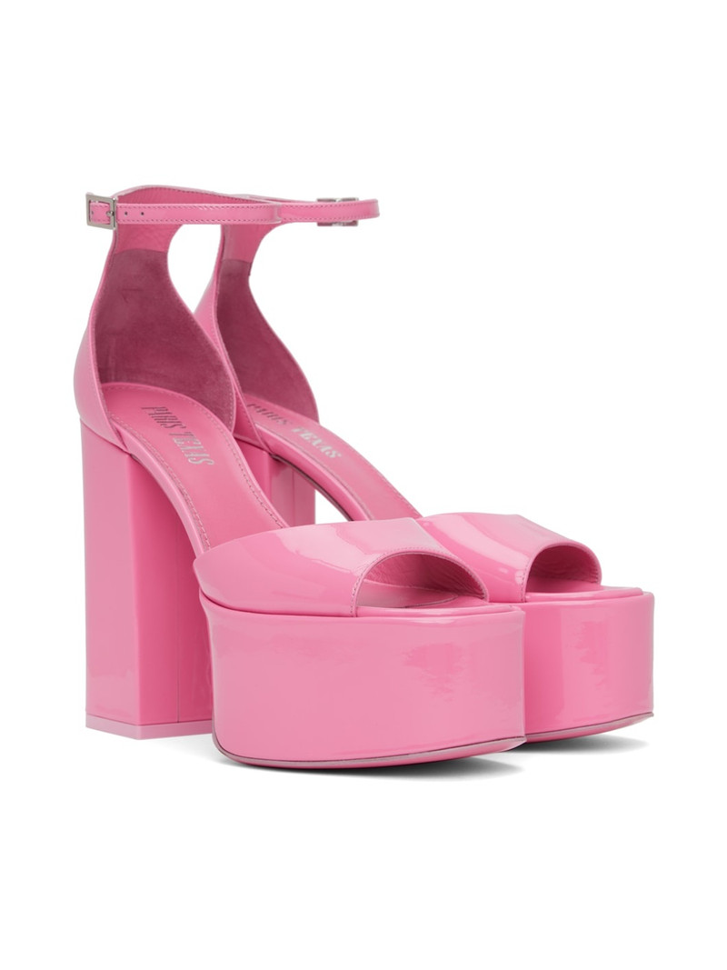 Pink Tatiana Heeled Sandals 4