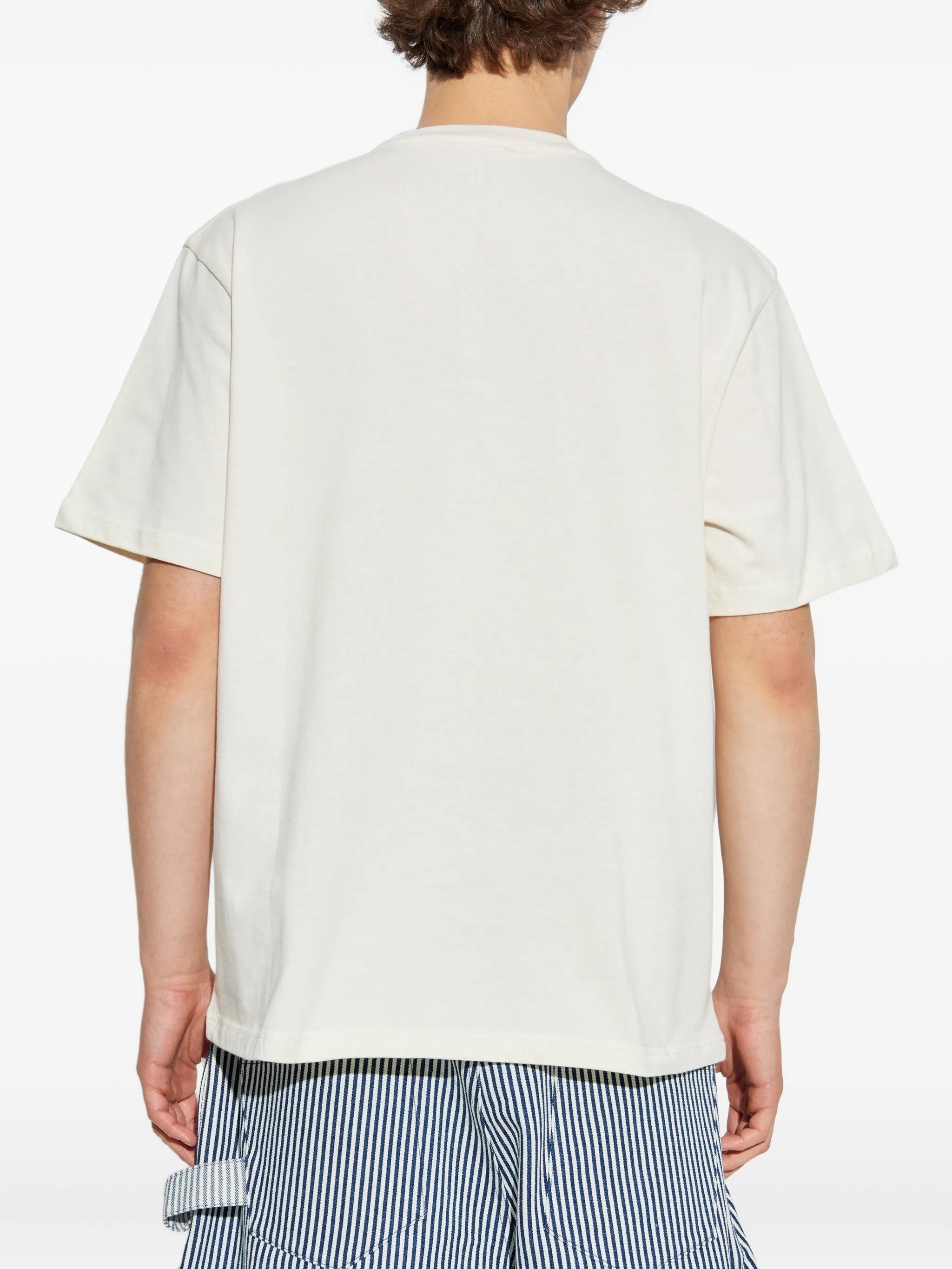 Jw Anderson Flocked-logo T-shirt - 4