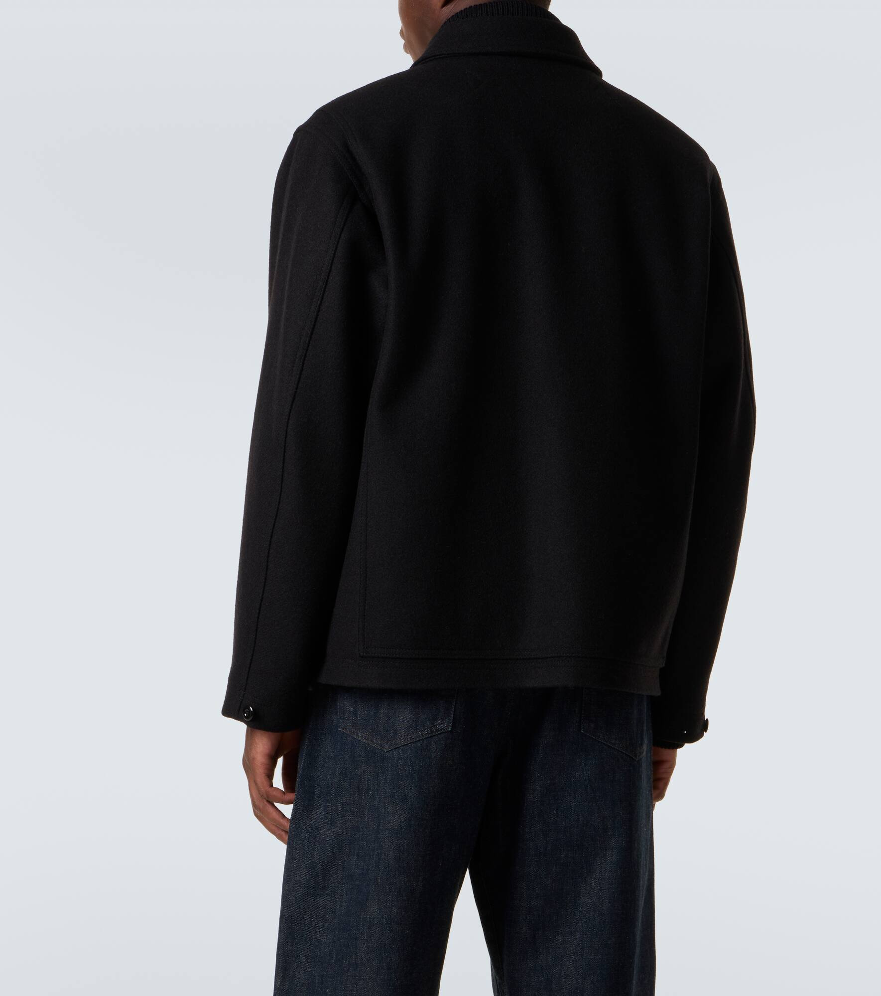 Wool felt field jacket - 4