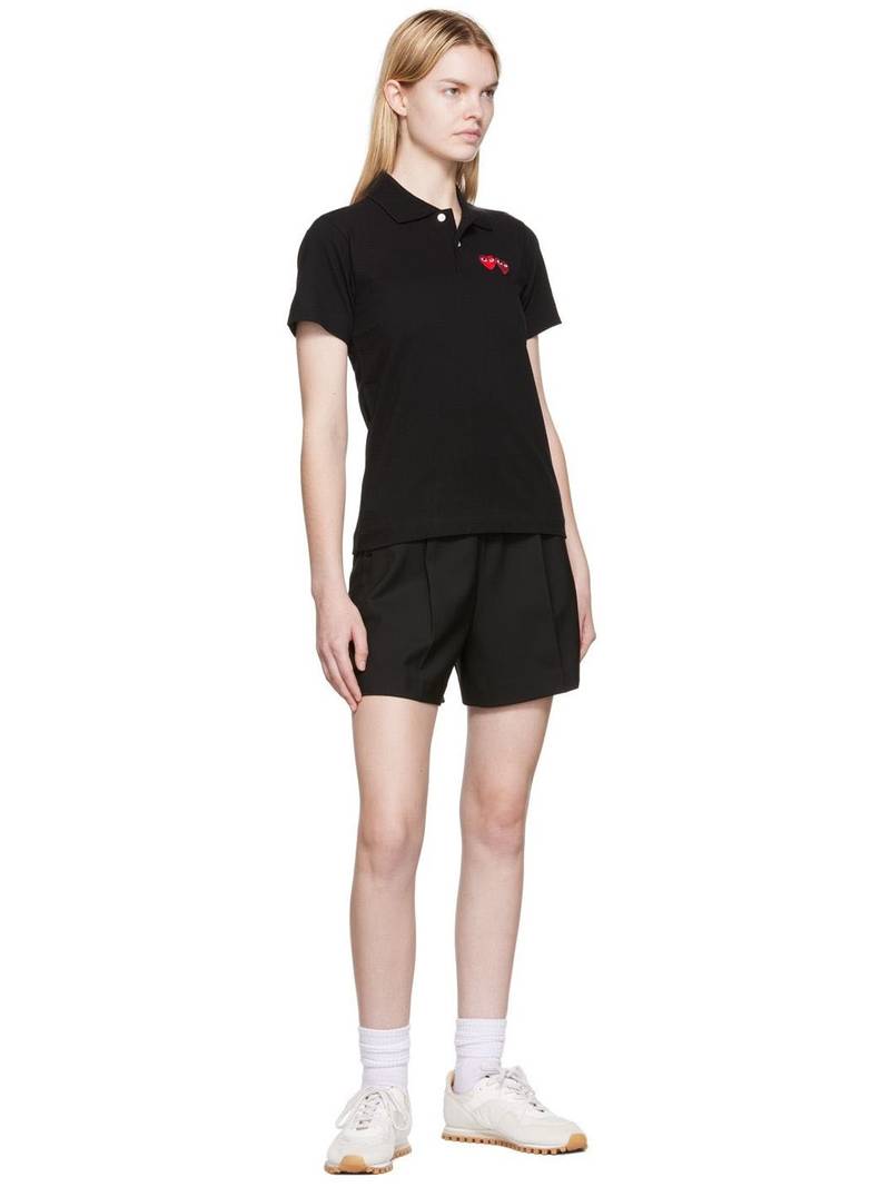Comme des Garçons PLAY Black Heart Patch Polo outlook