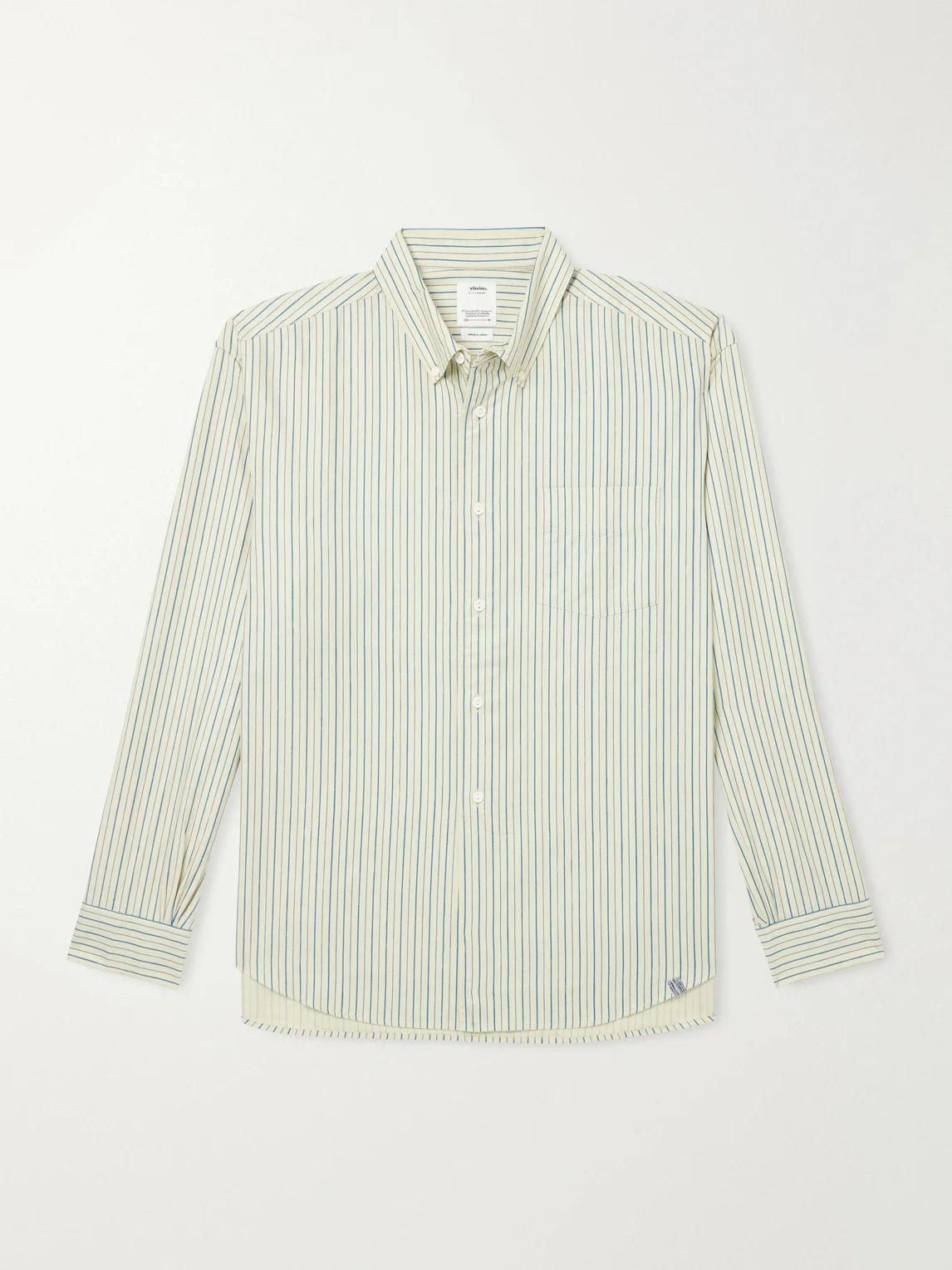 Beiler Striped Cotton Oxford Shirt - 1
