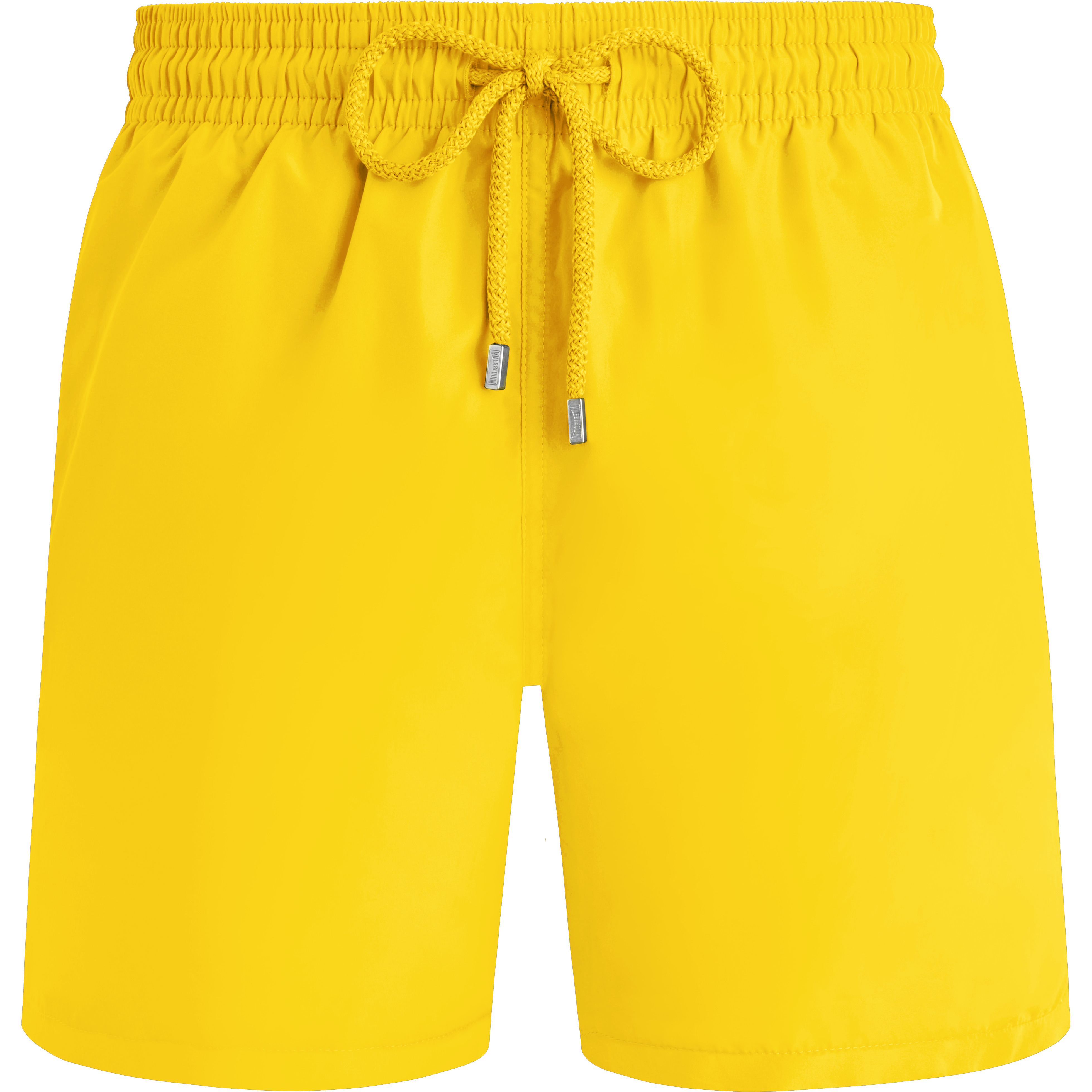 Vilebrequin Men's Solid Recycled Polyamide Swim Shorts in Maïs at Nordstrom - 3
