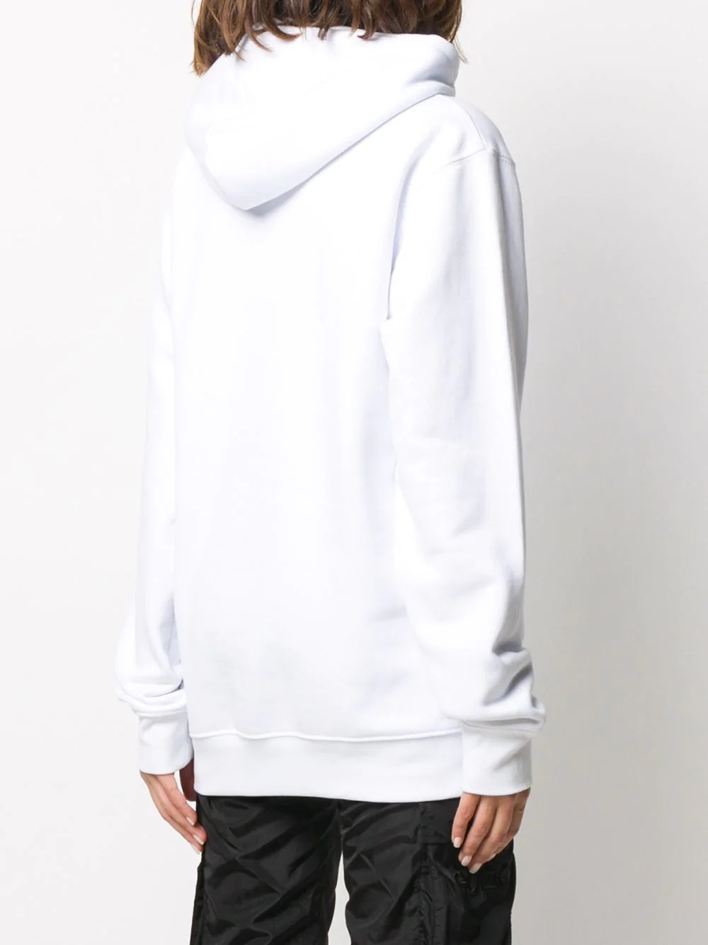 graphic-print long-sleeved hoodie - 4