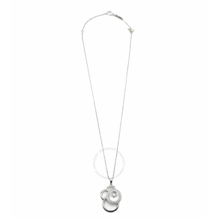 Pre-Owned Chopard Happy Diamonds Pendant in 18KT White Gold 0.39 CTW - 2