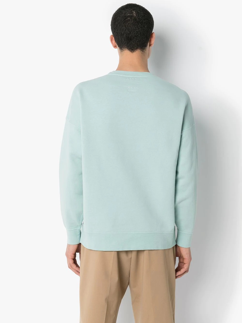 crew-neck cotton jumper - 3