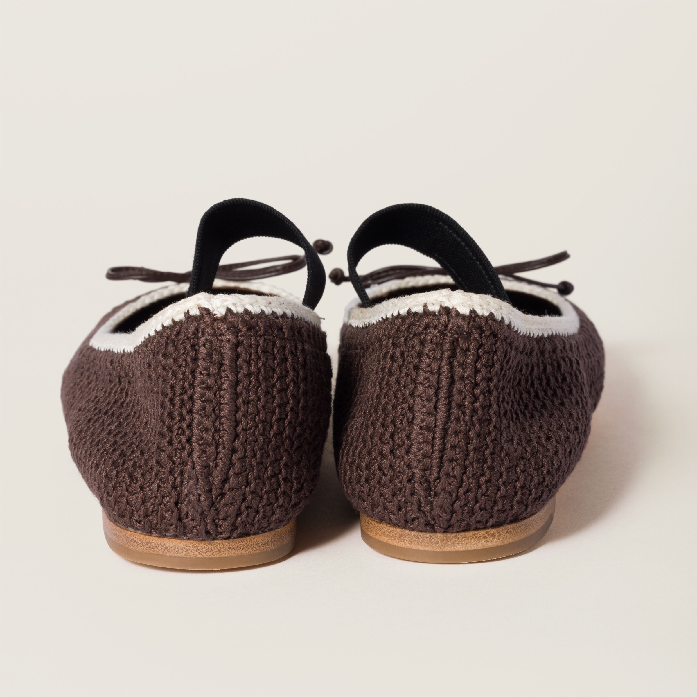 Crochet knit ballerinas - 3