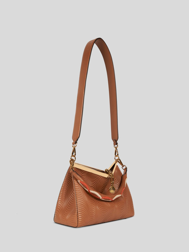 MEDIUM VELA BAG WITH WAVY MOTIF AND CLUTCH 7