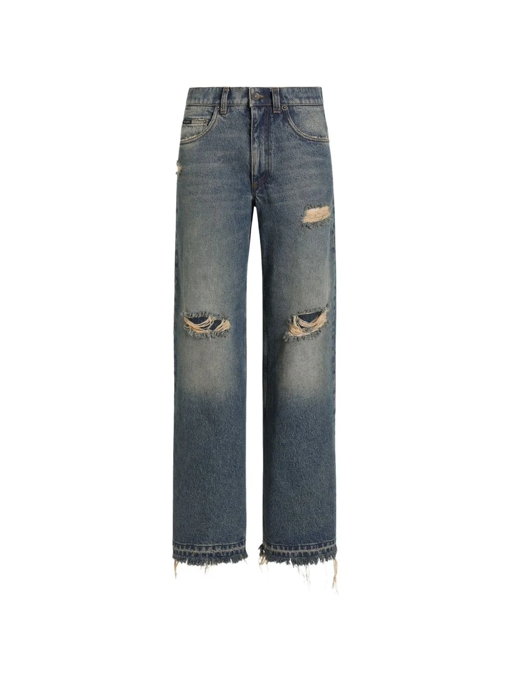 5-pocket denim trousers - 1