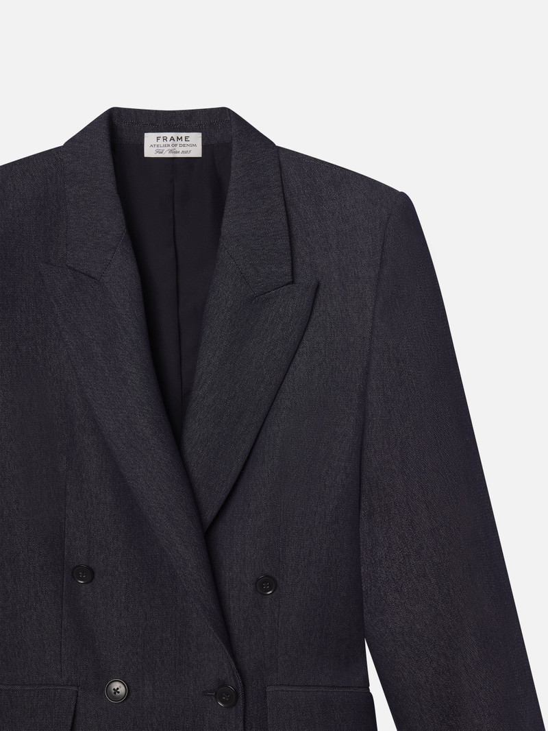 FRAME The Atelier Unison Blazer in Denim outlook