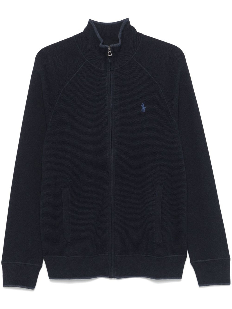Polo Pony-embroidered cardigan 1