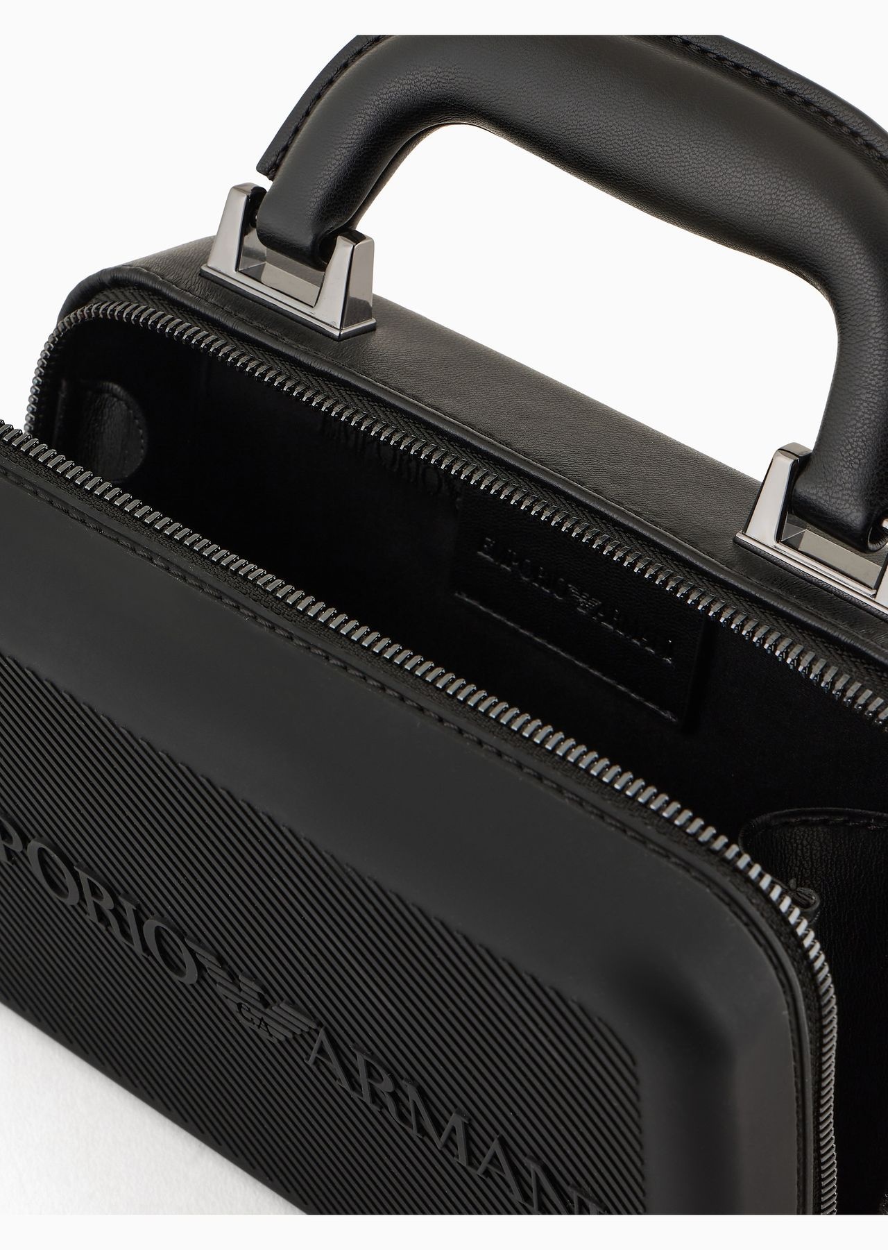 ASV recycled rubber camera shoulder bag with logo - 4