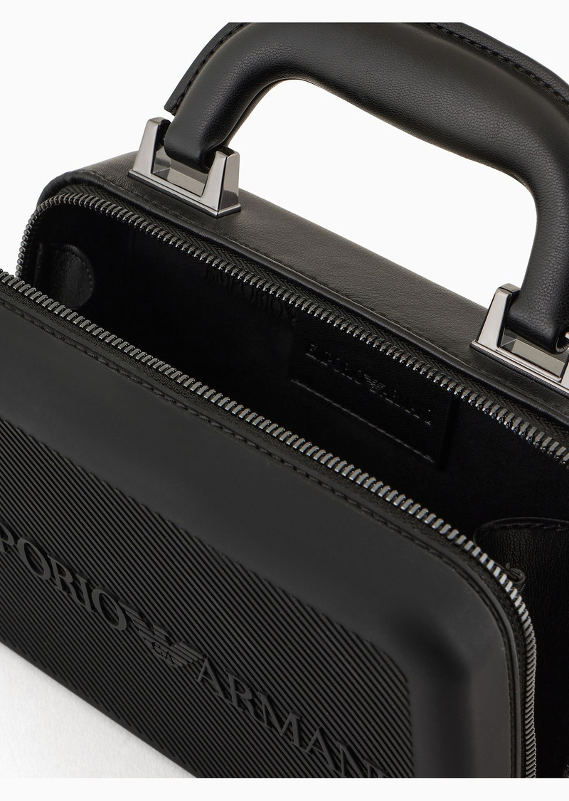 ASV recycled rubber camera shoulder bag with logo 4