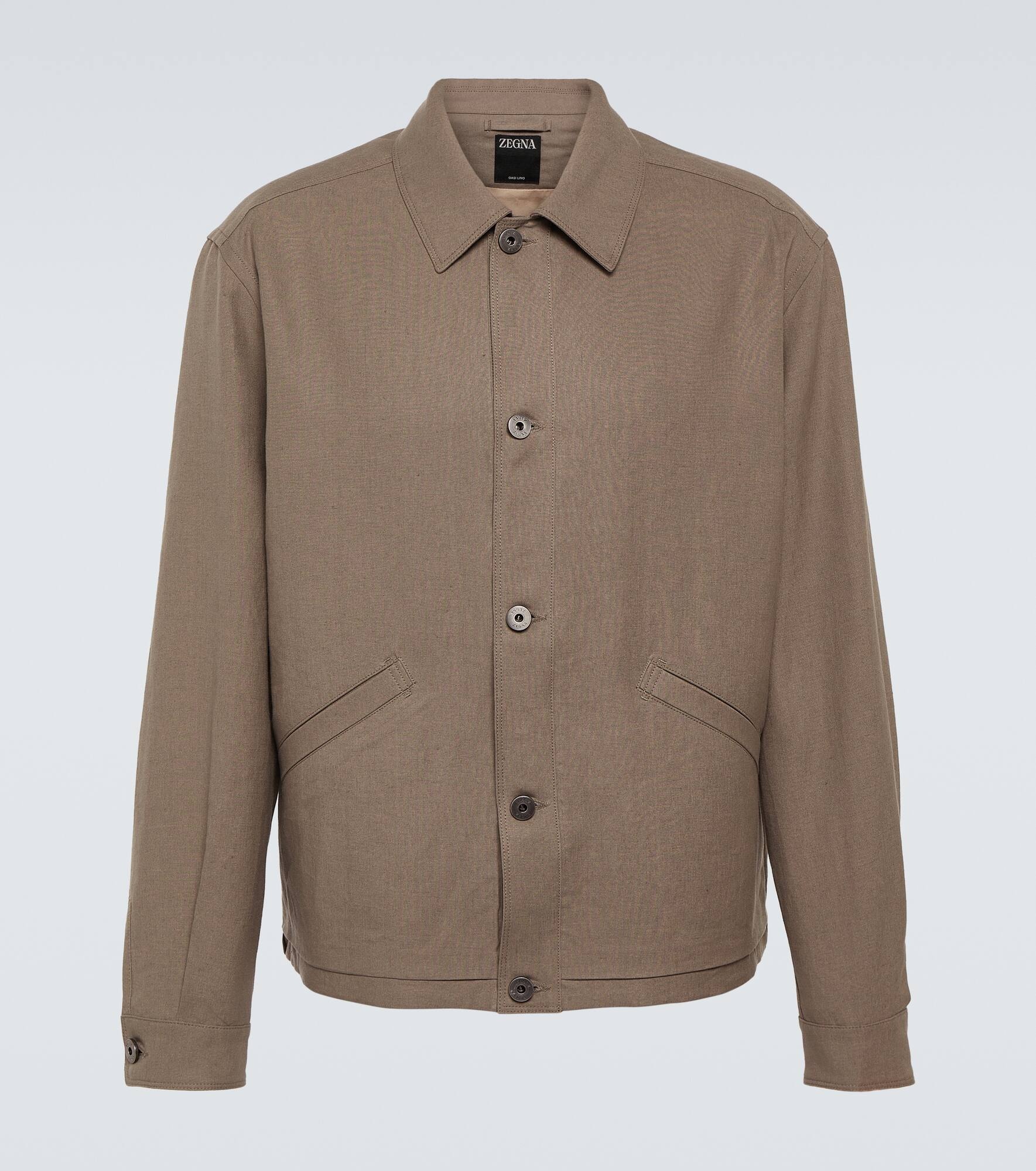 Oasi Lino linen overshirt - 1