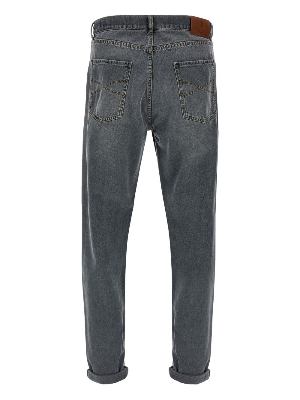 garment-dyed jeans - 2