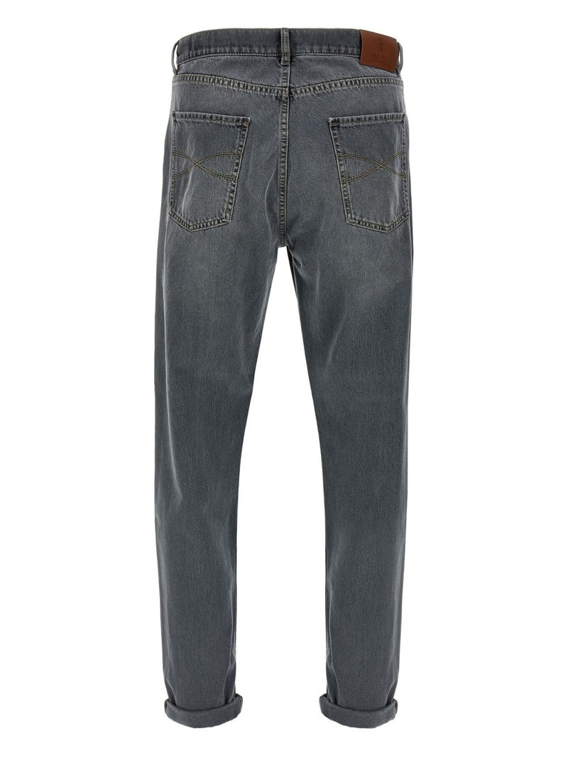 Brunello Cucinelli garment-dyed jeans outlook