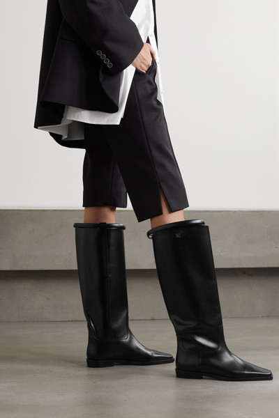 Totême The Riding leather knee boots outlook