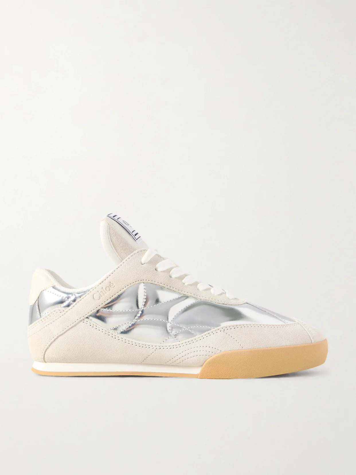 Kick Suede And Metallic Leather Sneakers - 1